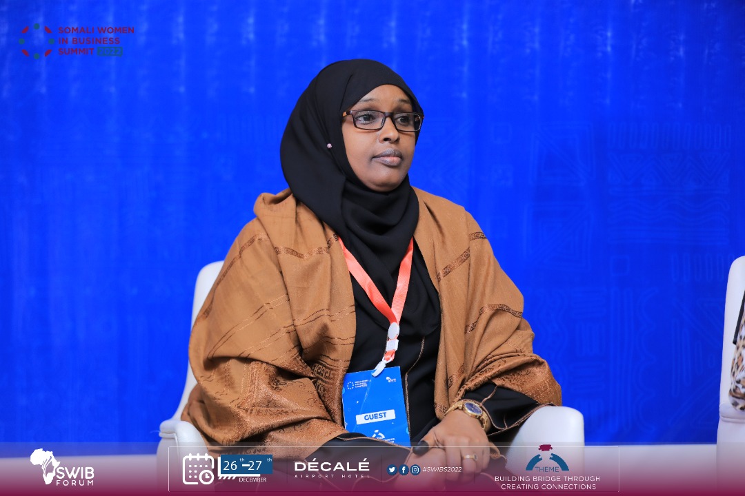 SWIB_Forum's tweet photo. Fawzia Abdullahi, CEO of Beerlula Clothing explains that having some role models is the first step to empowering women in business. “Having a role model is vital, and I am happy that the upcoming young female entrepreneurs will have Somali Female role models”
#SWIB2022 https://t.co/93q6tgOJap