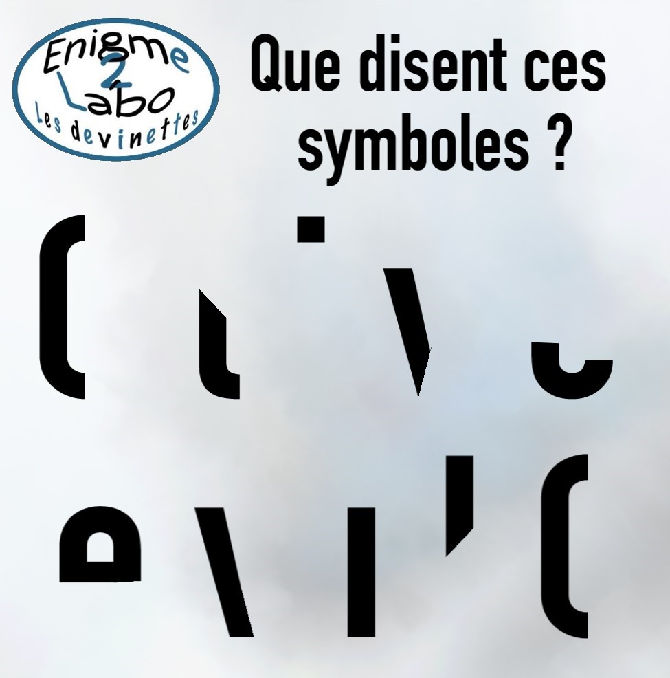 Enigme2Labo's tweet photo. A l'approche de la nouvelle année, nous voilà reparti sur une nouvelle série de #devinettes ! Voici d'étranges #glyphes... Que signifient-ils ? https://t.co/A8YAVJAXg4