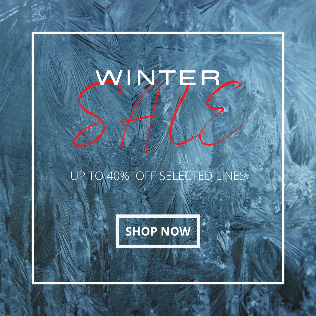 Winter Sale: Up to 40% off deleted lines. 

Shop now: viveutvivas.com