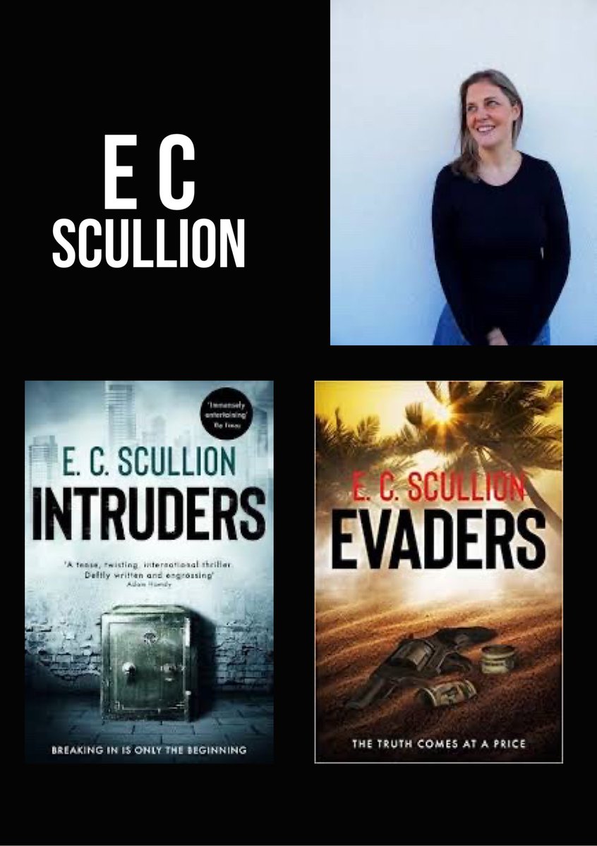 surjitparekh615's tweet image. Presenting @ECScullion the author of #TomHolt series action thriller series #Intruders and #Evaders