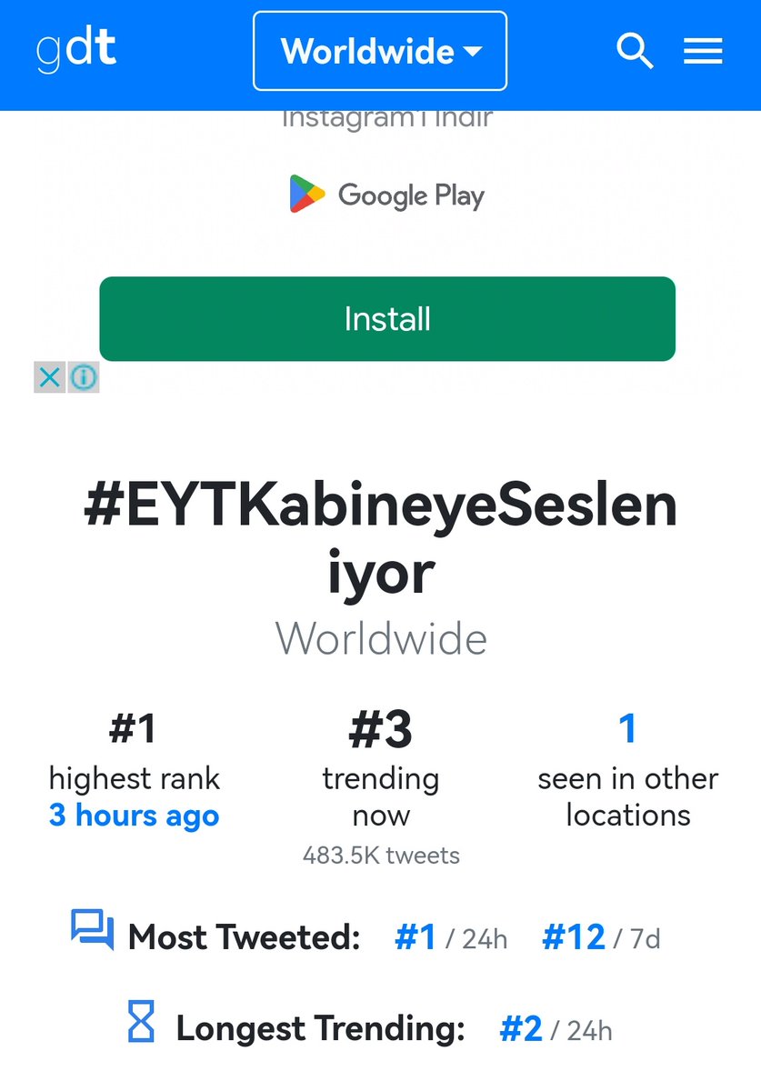 beratiduruk's tweet photo. Dünya Gündeminde 1 Ci Sıraya Dahi çıktığımız Sıralamada An İtibari ile 500 000 Twet ile 3. SIRADAYIZ.

Amaç Sesimiz Duyurmak.
Amaç Hakkımız Olanı İade Almak.
Amaç ADALET in Yerini Bulması.

#EYTKabineyeSesleniyor
Hakkımızı Koşulsuz Şartsız İade edin
#EYT 
@RTErdogan @vedatbilgn https://t.co/gqFfbqRpnP