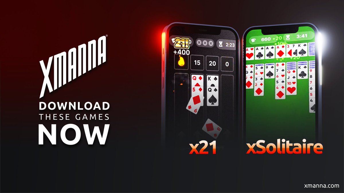 XMANNAOfficial's tweet photo. Play #x21 and #xSolitaire and start earning now ๐ฐ๐ฅ
Download โฌ๏ธ
#x21:
๐ https://t.co/lar1RPTK8u
๐ค https://t.co/LbgITnmvZQ
#xSolitaire:
๐ https://t.co/WzYjg0wsHO
๐ค https://t.co/p8eaozjCkK https://t.co/y1u7CuYUGz
