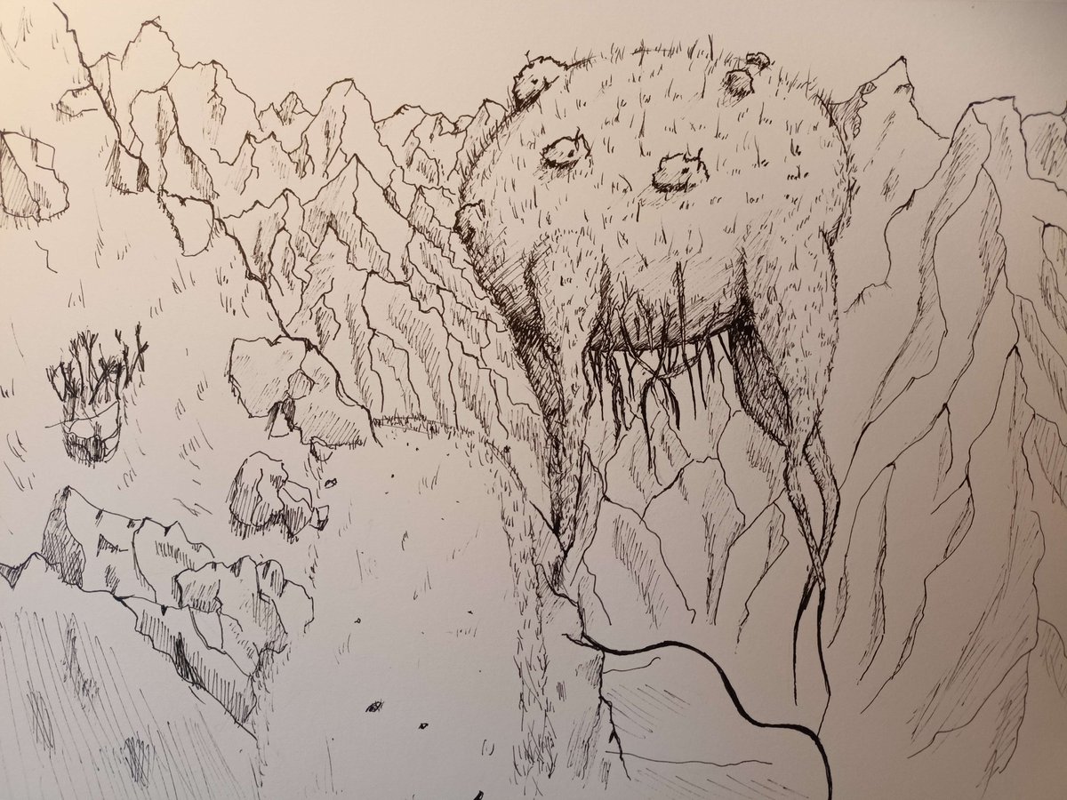 I had this idea for a while and now I finally got it out.
There is currently no story for this creature/thing but I might use it in the future for something.