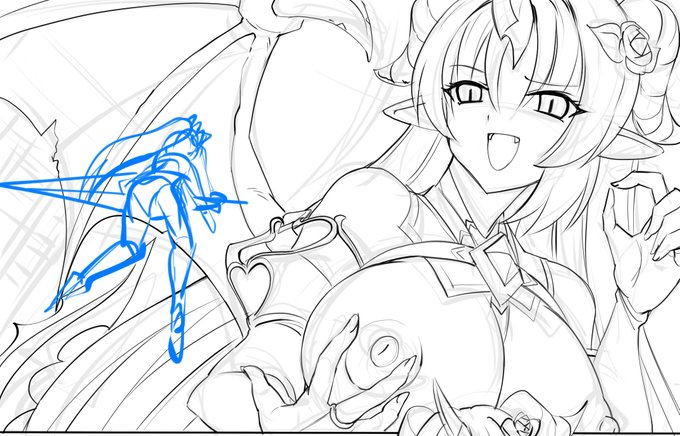 こういう体格差(੭ु'・ω・`)੭ु⁾⁾ 