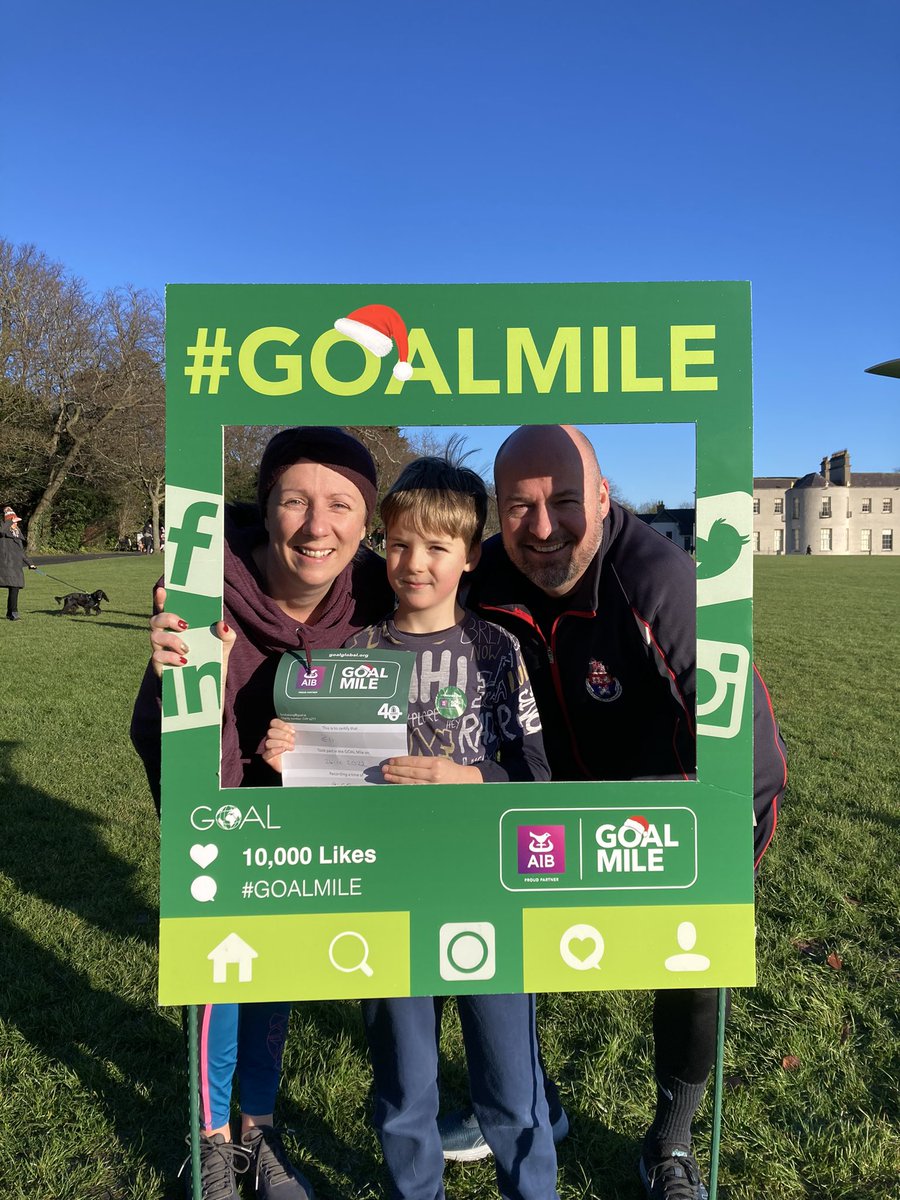 Thanks for the fun…we enjoyed our first GoalMile together. #GoalMile #GoalSmile