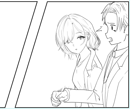 これは顔面偏差値に差が出すぎた樋口円香さんとプロデューサーさん。wipとやらです。 #樋口円香 
