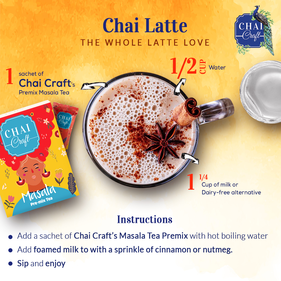 chaicraftindia's tweet photo. Tis the season for CHAI LATTE☕️ , ain't it?

CHAI LATTE RECIPE 🍁

#chaicraft #chairecipe #frothy #foamy #chailatte #chaitea #tea #teamchaicraft #ChristmasSALE2022 #HolidaySeason2022 https://t.co/YZeBXCAHfu