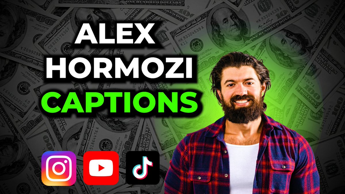 priont3's tweet photo. Get Engaging Captions Like Alex Hormozi for Tiktok, Reels, Shorts
https://t.co/EF0aIR2hFh
#videoediting #videoedit #captionedit #captionediting #closedcaption #captions #caption #videoeditor #editing #premierpro #instagramreels #instagramvideo #tiktok #shorts #shortvideo https://t.co/LpK5OpSjIx