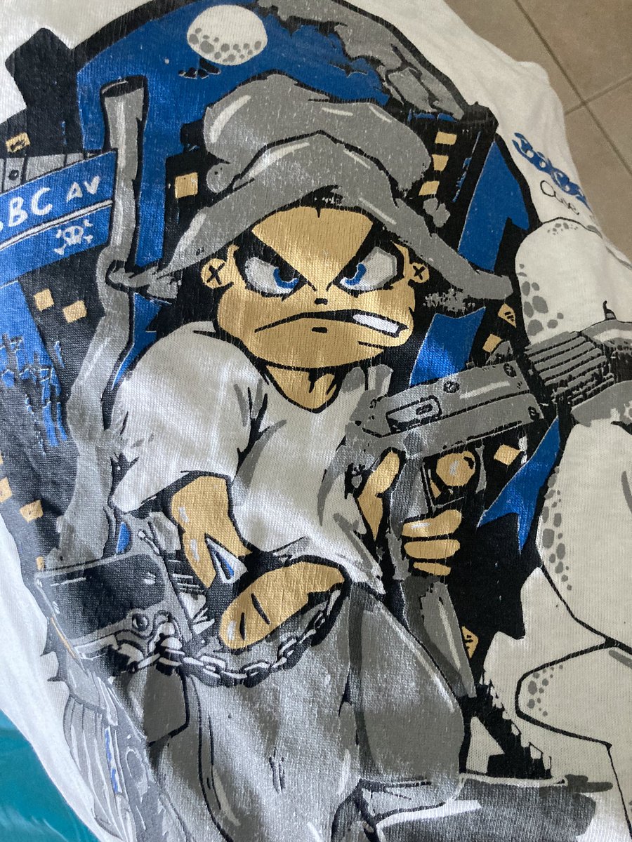 GranCTimes's tweet photo. Acabo de encontrar esta camiseta mía por casa de mi madre y me la pondría para que la gente me admirara y respetara por la calle si no fuera por una barriga que impide su paso #Badboyclub https://t.co/jeL5iCuHmG