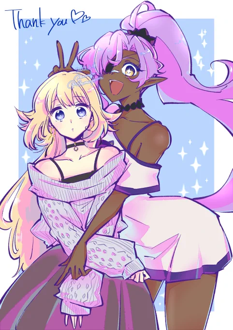 今年はSkebでたくさんのよその子ちゃんを描かせていただきました～みなさんありがとうございました続く 