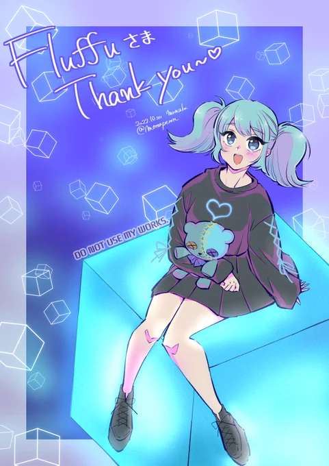 今年はSkebでたくさんのよその子ちゃんを描かせていただきました～みなさんありがとうございました続く 