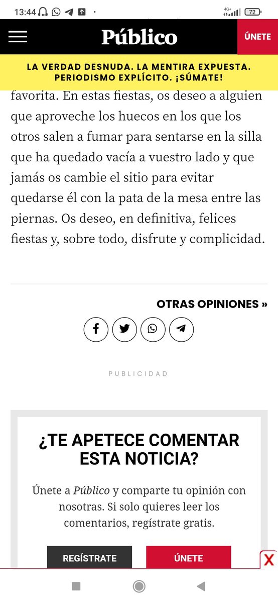 Complicidad en la mesa 💜