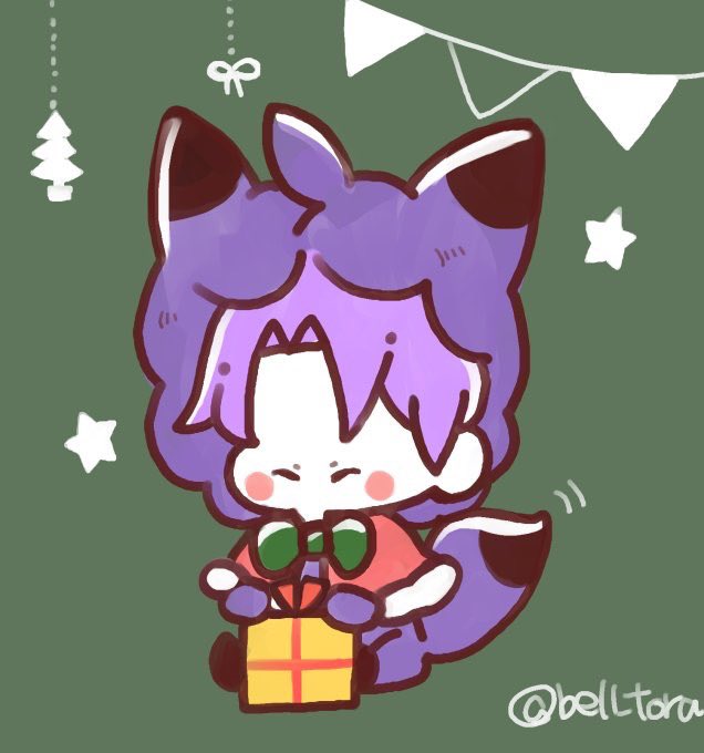 「昨日再掲すべきだったモコモコの了さん 」|べるとら🍑🦊🐧⛩のイラスト