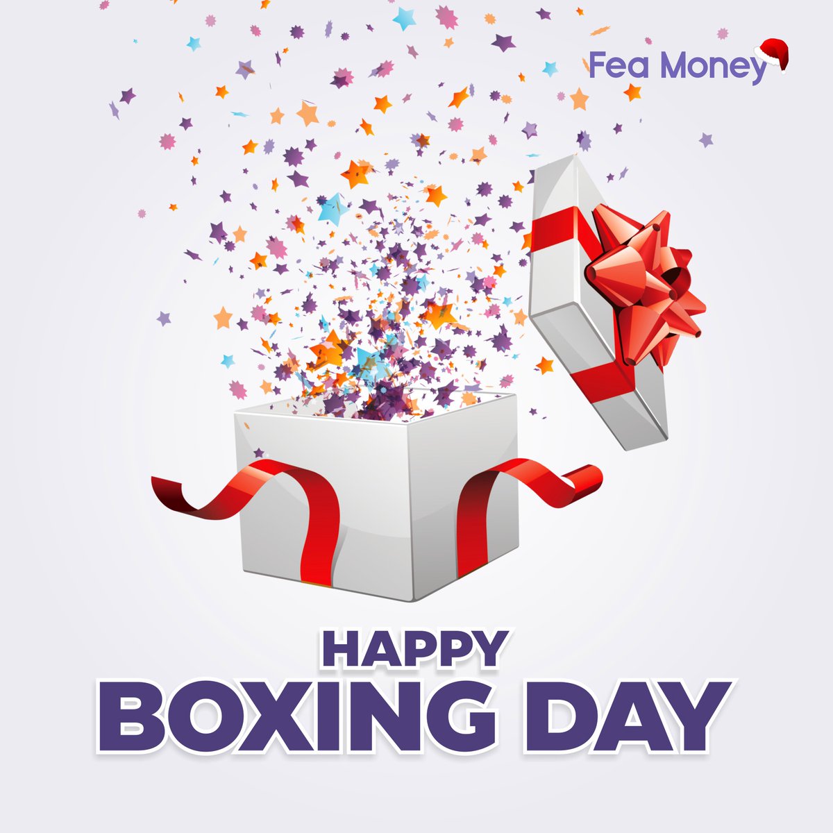 🌟🌟🌟🌟🌟
Happy Boxing Day, ladies!

Don't let the stress of money weigh you down any longer. Take charge of your financial future with Fea Money.

Have a beautiful holiday!💜

#feamoney #boxingday #happyholidays #womeninbusiness #girlpower #femaleentrepreneur