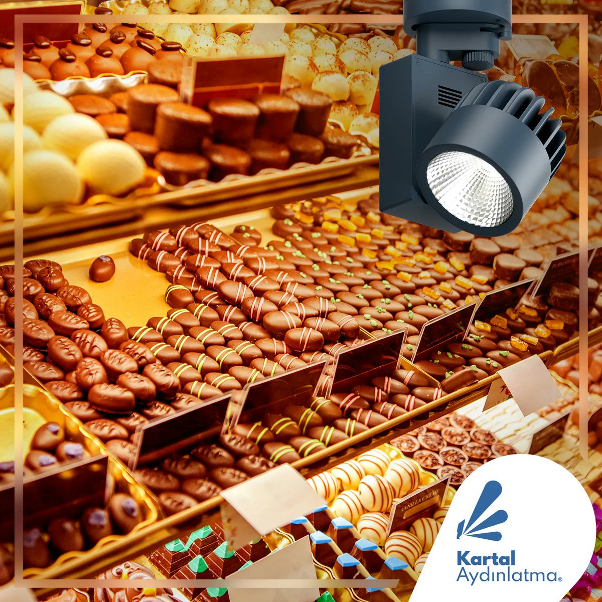 Çikolata raflarının ihtiyacı iyi bir Gıda Aydınlatmasıdır.
Detaylı bilgi için👇🏻
kartalaydinlatma.com
İletişim için📞
0216 420 70 60
#pastane #kasap #sarkuteri #gurme #steakhouse #supermarket #sarkuteridolabi #endüstriyelmutfak #gıdaaydınlatma