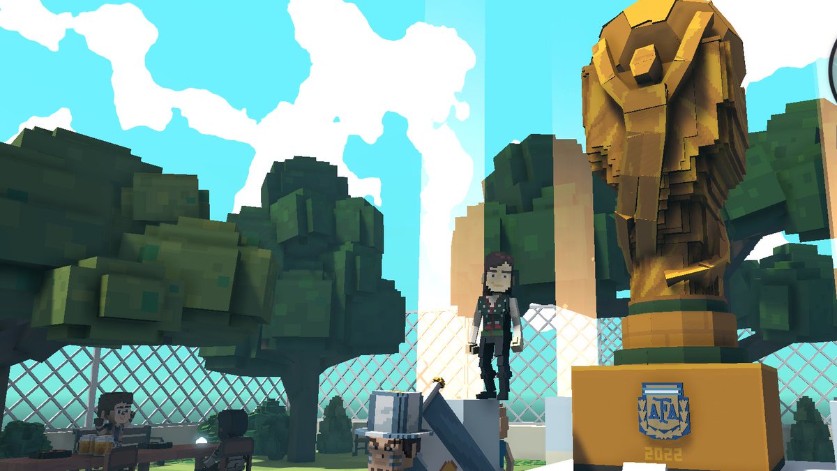 komvien's tweet photo. @TheSandboxGame @aera_football @Argentina I dived in the AFA Village presented by OneFootball, check out my screenshot 👇⚽ https://t.co/xJGv7Au3x2