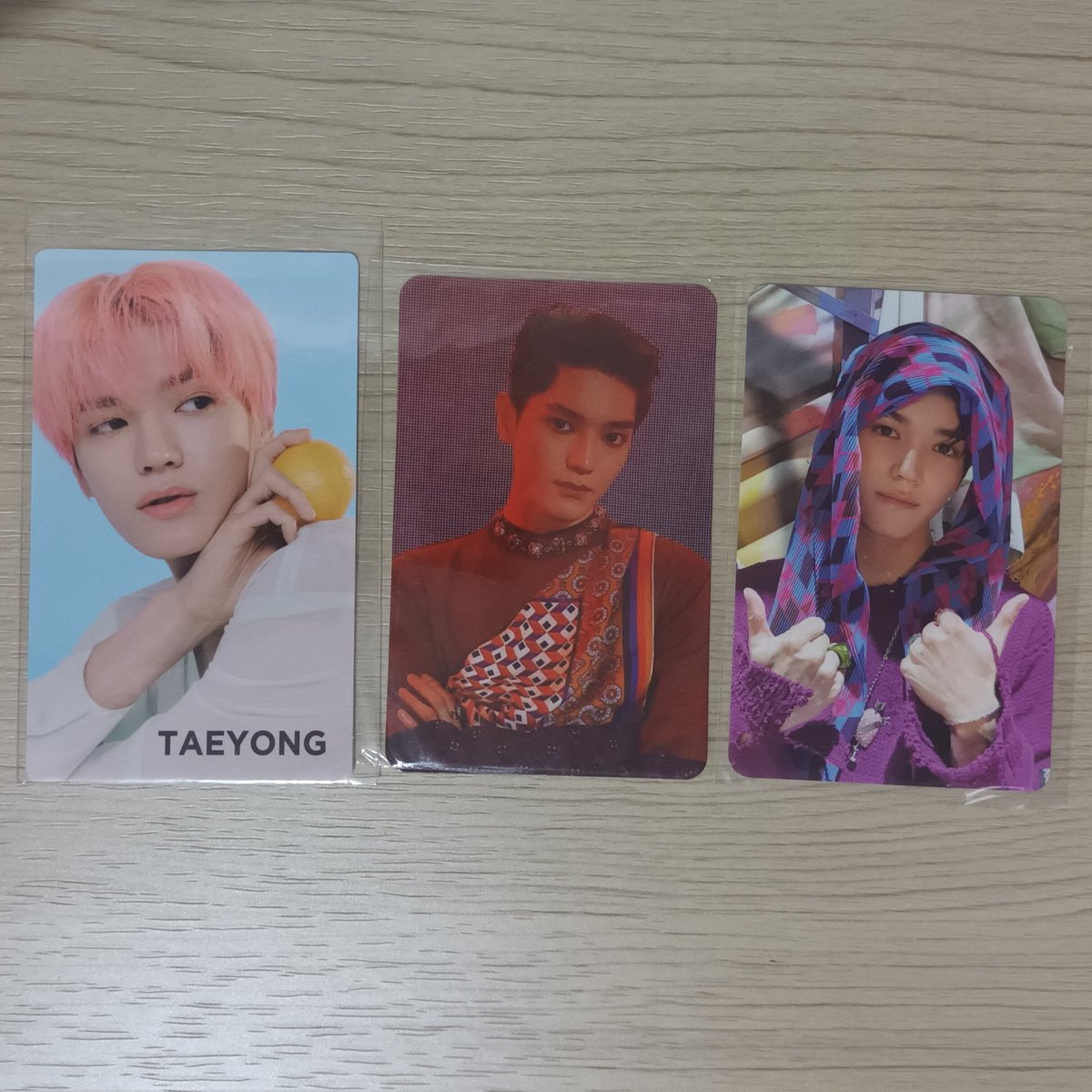 Wts NCT mark taeyong photocard
All in good condition ✅️

Price : 40k each

Mark (hot sauce crazy ver, hello future,nature republic)
Taeyong (nature republic, chatarsis ver, bene mecima favorite)

Shopee✅️
Adm + pack✅️
Keep event✅️

Want to sale pc hotsa natrep ty mk