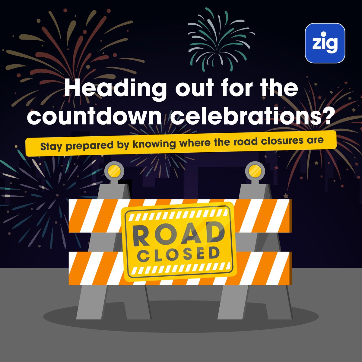 Heading out for the countdown celebrations in the city?

Know where the road closures are here: hubs.la/Q01wwmlt0

You can also book a CDG Zig ride and let our drivers bring you around fuss-free: hubs.la/Q01wwmvv0