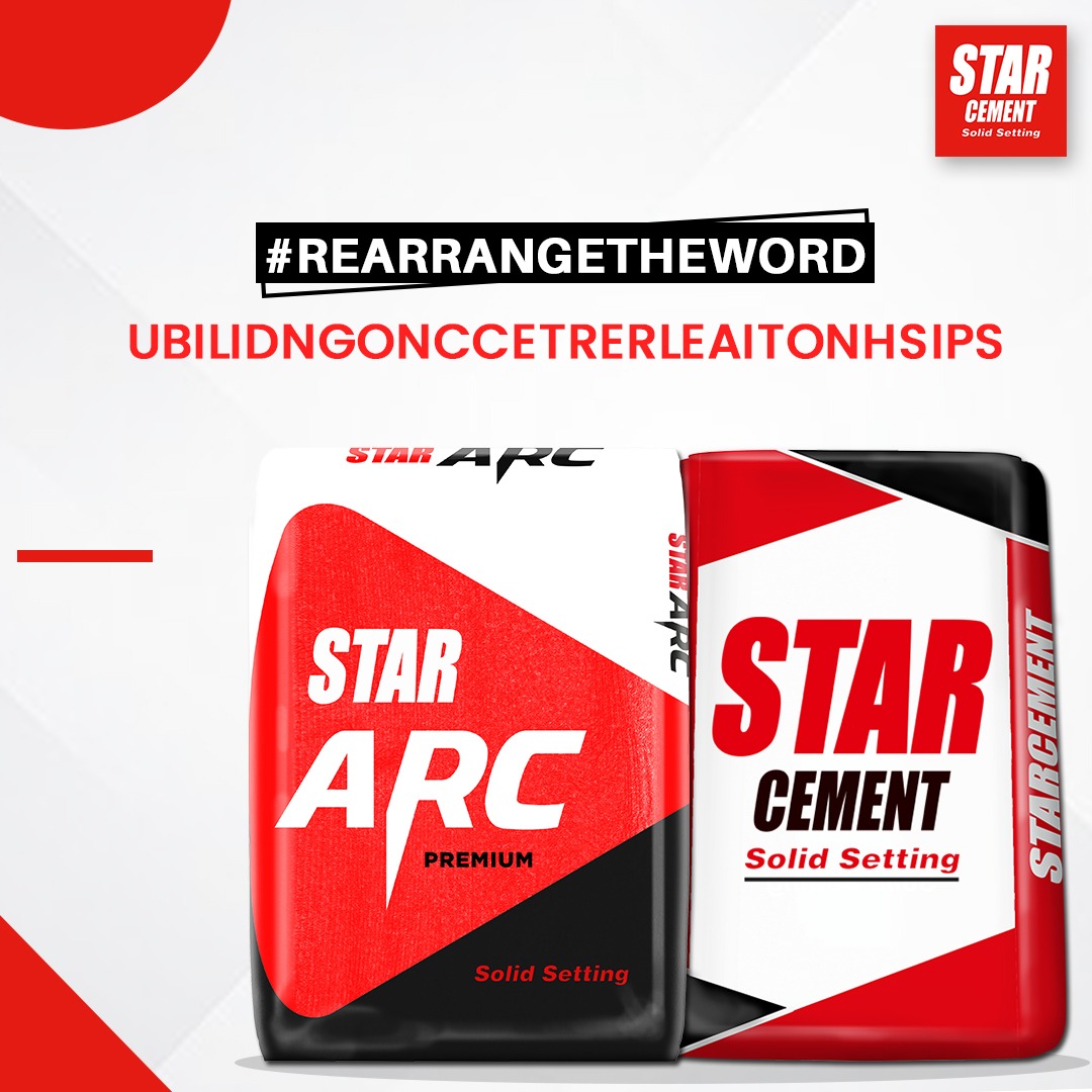 StarCementKol's tweet photo. Letโs do some brainstorming! Rearrange this word and give the right answer.
#RearrangeTheWord #Cement #StarCement #FunActivity https://t.co/nv56BmyNNl