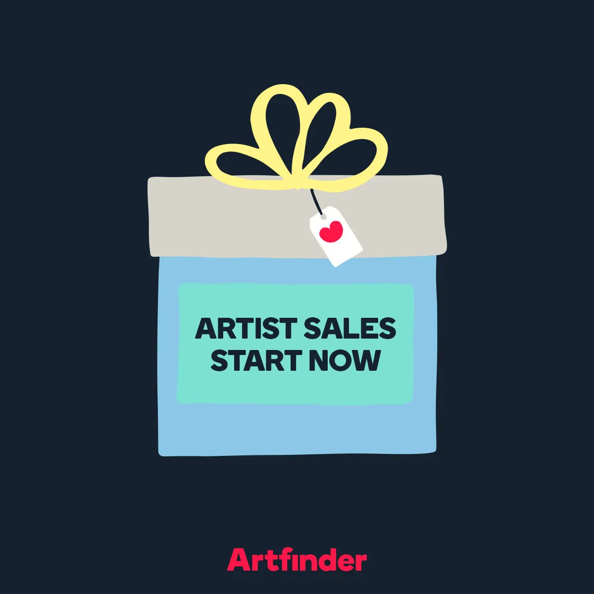 Our Boxing Day artist sales start now, with up to 50% off thousands of artworks! Plus, we'll plant 5 trees for every piece sold, in partnership with Ecologi. Shop here: bit.ly/3G6ufk7