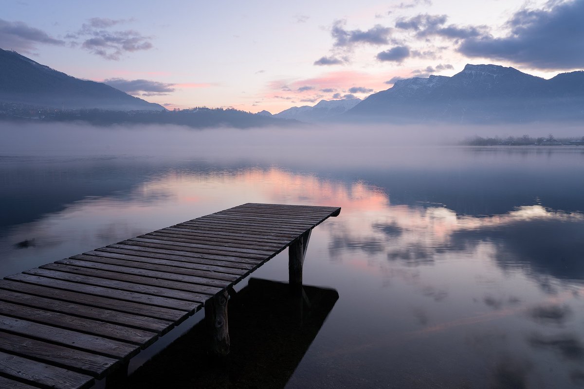 Alba a Caldonazzo. #TrentinoWow