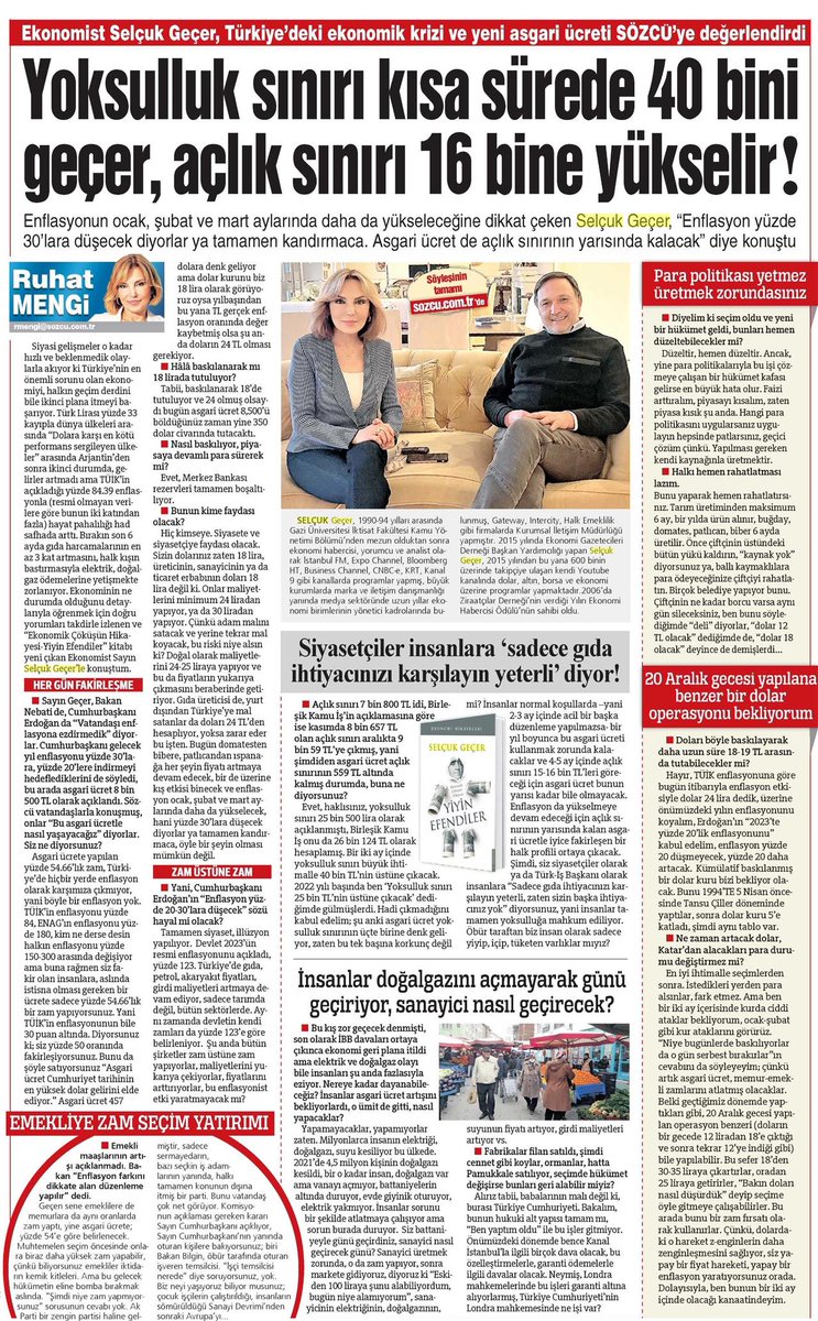 Yazarımız <a href="/_selcukgecer/">selçukgeçer</a> Sözcü Gazetesi'nden Ruhat Mengi'ye konuştu... #DestekMedyaGrubu