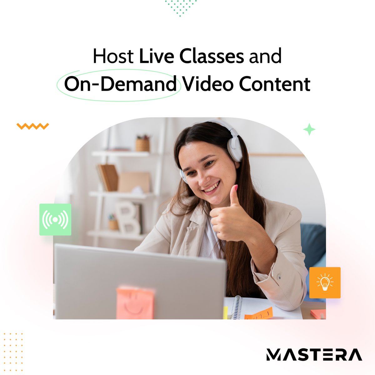 mastera_io's tweet photo. With Mastera, experience seamless integration with Zoom for your live classes or create your on-demand video library with your hosted content. Schedule a free demo to know more!

#videoplatform #vodplatform #onlineteaching #sellvideos #memberships #website #marketing #mastera https://t.co/SLPhVqjRWi