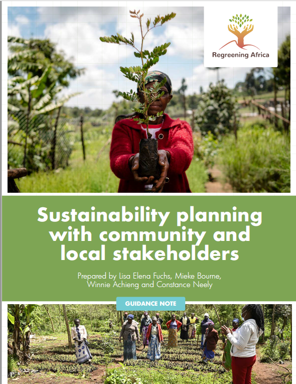 TheLandAlliance's tweet photo. Community ownership is an important element to fostering &amp; ensuring long-term sustainability, especially after a project ends.

This guide by @RegreenAfrica outlines 6️⃣ key steps to encourage sustained land #restoration after the program's transition.

↪️ https://t.co/LRtaW5wHt3 https://t.co/OkEX2WVHwv