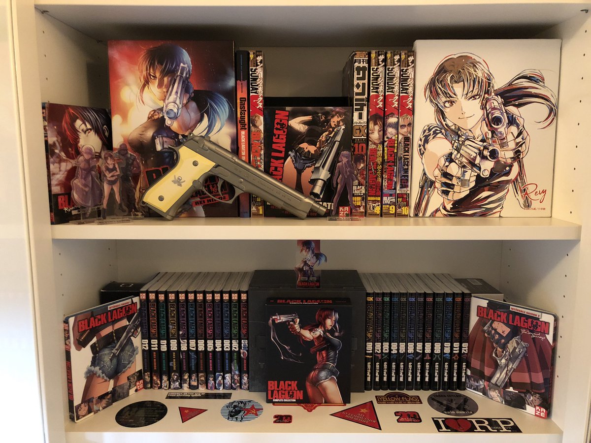 UltimeSon's tweet photo. Sunday GX de Janvier 2023 (Magazine de prepublication de BLACK LAGOON) et sa magnifique couverture directement du Japon et en parfait état! 🥰
#BLACKLAGOON #SundayGX @hiroerei @SundayGX https://t.co/LA5eQ5jUo7