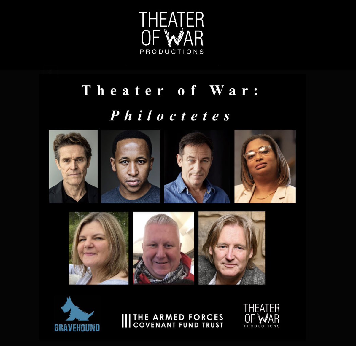 Shaun5195's tweet photo. New for #2023 - Delighted to join the cast with legend #Hollywood actor #WillemDafoe (Spider-Man) &amp; @bravehounds patron/actor #JasonIssacs (Harry Potter) Dir by Bryan Doerries Jan 7 24 18:00 GMT 13:00 EST https://t.co/NW9JrY7kZz #actorslife @network_actor @PoppyFactory https://t.co/FoJ4h5muRp