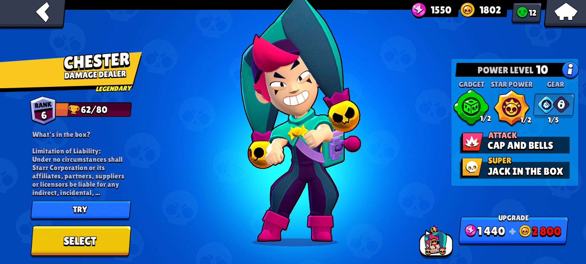 CLB - Brawl Stars on X: Chesters's Second Starpower and Gadget are now  out! SNEAK PEEK - Chester will always know what his next Super will be.  CANDY BEANS - Chester eats