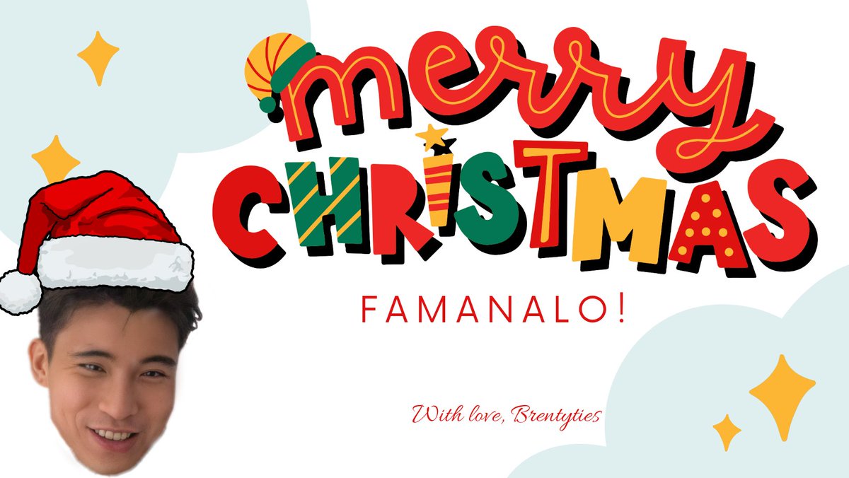 BRENTYTIES's tweet photo. we hope you enjoyed and spent the Christmas full of love with your family, friends, and loved ones.

merry christmas, famanalo!🎄✨💗 https://t.co/MFrOj6mz75