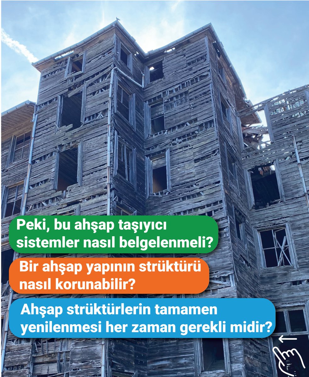19. yüzyıl ahşap çatkılı sistemlerde nasıl bir koruma metodolojisi izlemeliyiz?

Hadi 26 Aralıkta bu sorulara birlikte cevap arayalım.

Bu online etkinlikte bizimle buluşmak için linki tıklayabilirsiniz.
forms.gle/i9GCMbVQ8ALS3t…