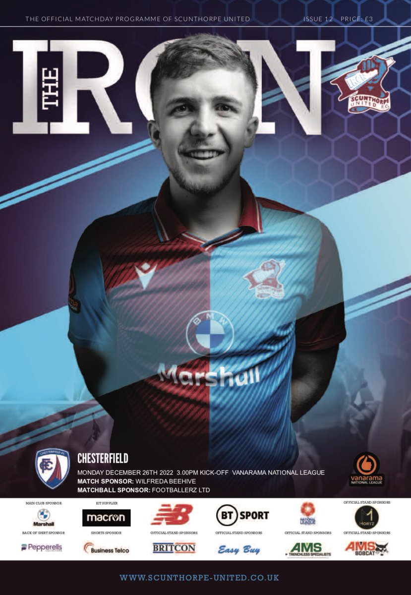 THEIRONProg's tweet photo. 📚 ICYMI: Details of today's matchday programme for the home game vs Chesterfield 👉 https://t.co/6jrC3A0XoL

These are on sale from the club shop, which is open 11am-5pm today. Please email sufcshop@scunthorpe-united.co.uk if you'd like to purchase online. 

#UTI #IRON https://t.co/vNWtcwJpPA
