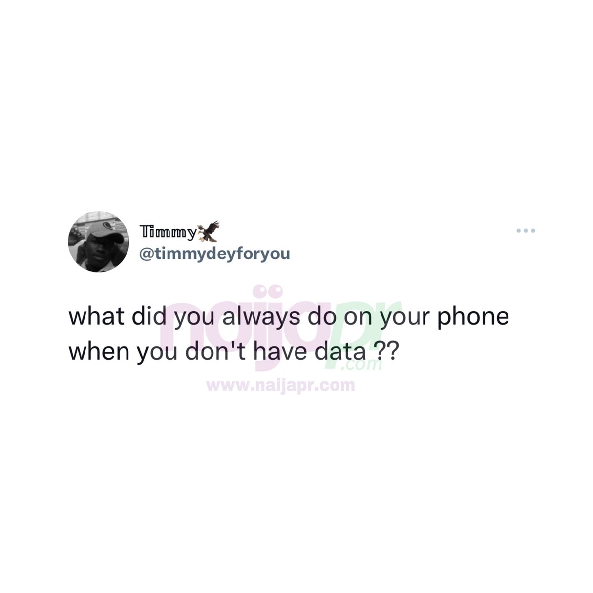 Naija tweet media