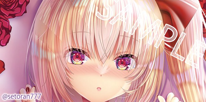 レミフラ枕カバーのお顔アップです。
キラキラお目目にドキドキ✨抱き枕カバーに近いポーズにしてあるのでこっそりイチャイチャしてください♥ 