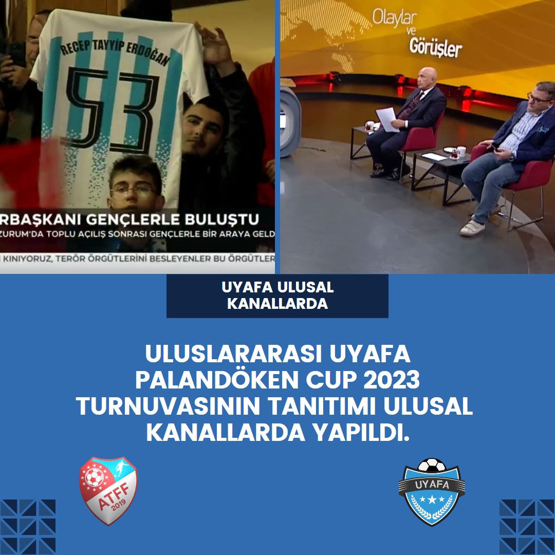 uyafaofficial's tweet photo. UYAFA ULUSAL KANALLARDA
#uyafa
https://t.co/tGI4i5aUq9 https://t.co/xsow0chIFA