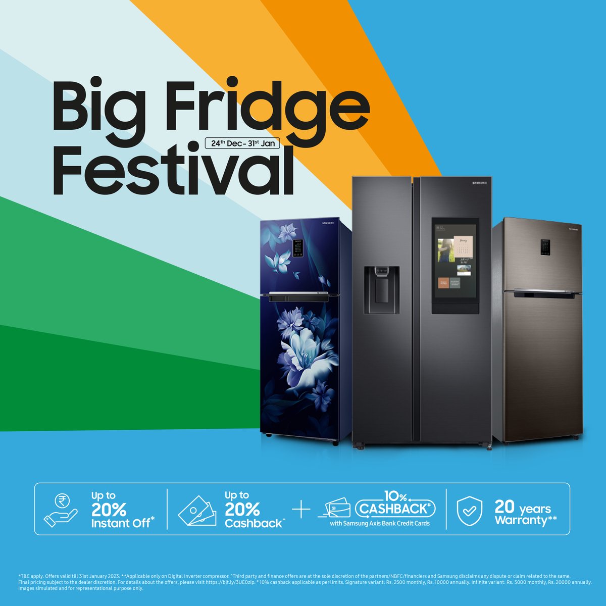 Samsung India on Twitter "As the Big Fridge Festival begins, get ready