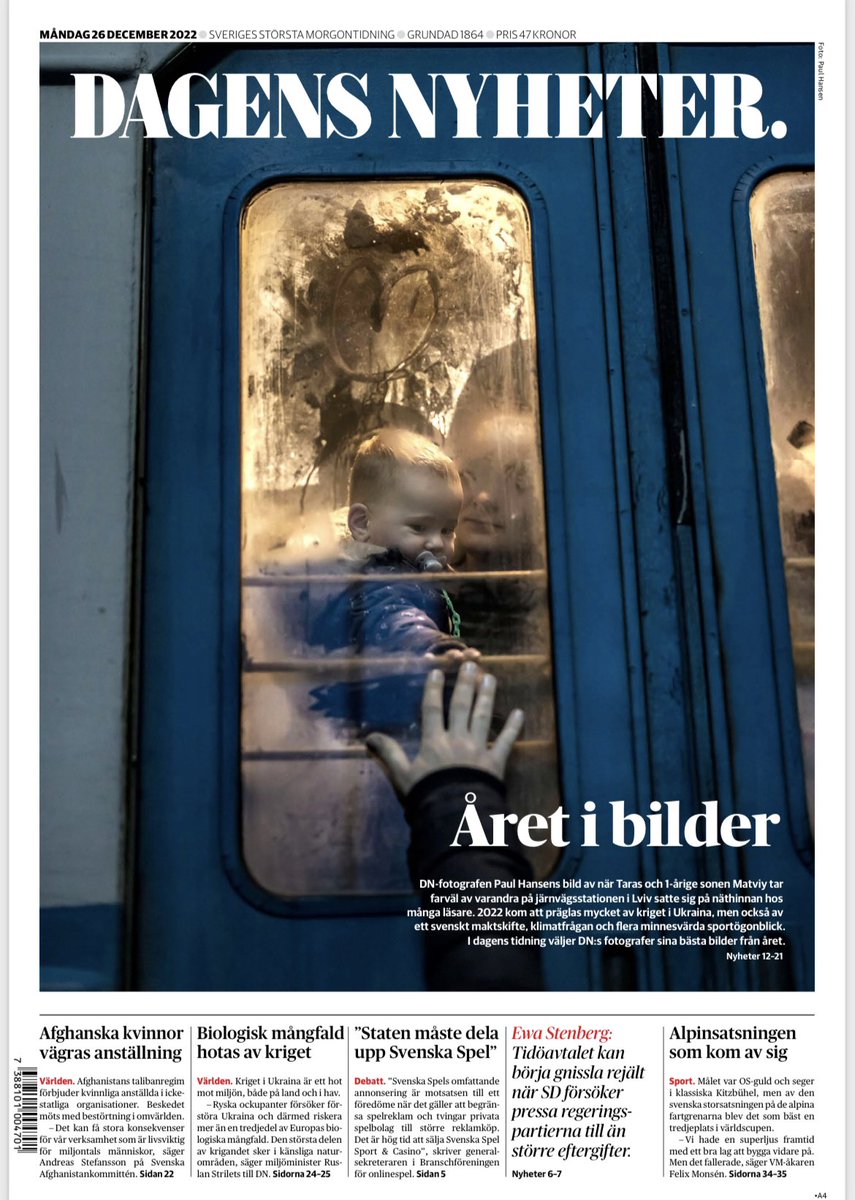 paulhansen64's tweet image. Thank you pic editor @PiFrisk and others for the Year End - one photo each - summary from us @dagensnyheter photographers.

dn.se/kultur/dn-foto…