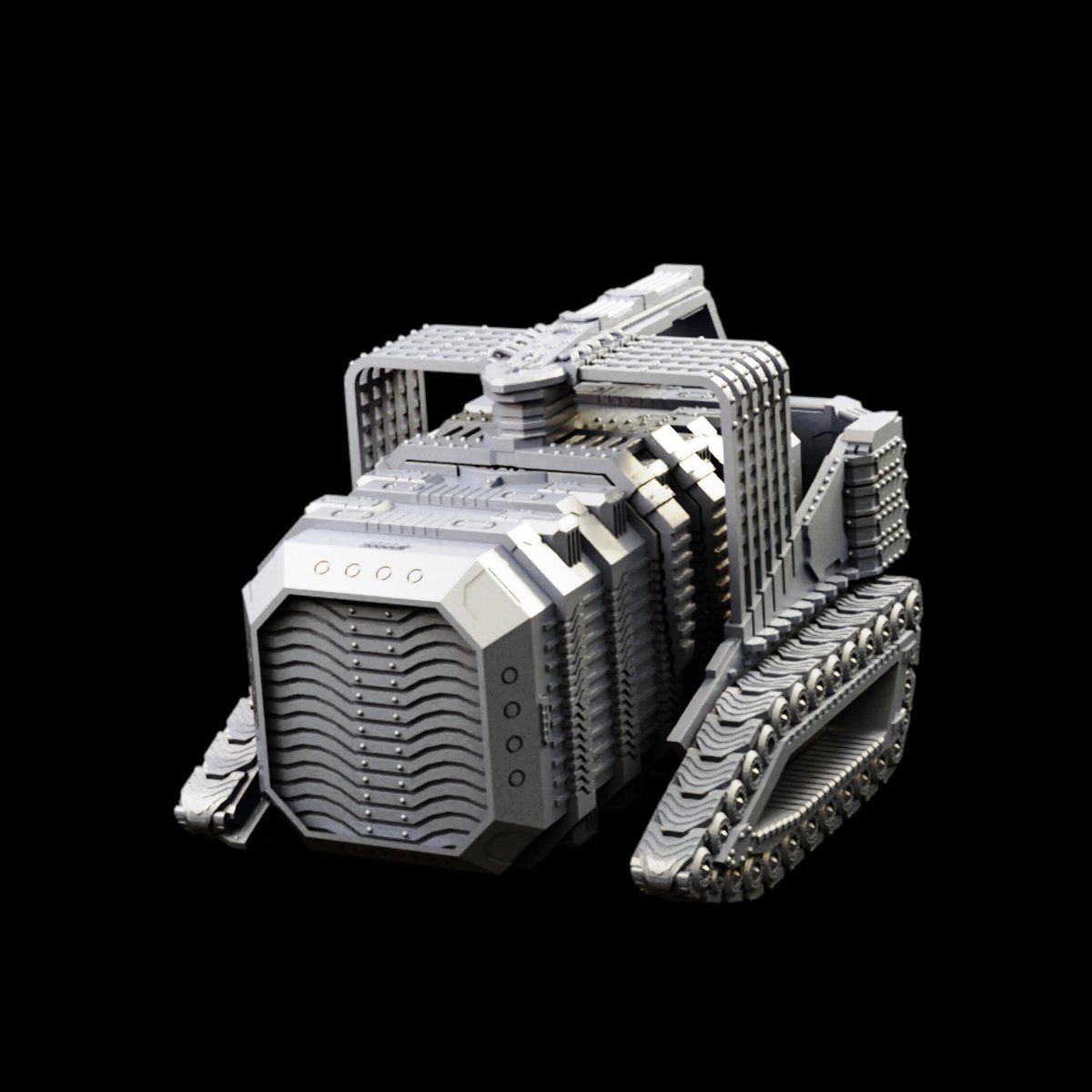 mysticpigeon's tweet photo. Armored cargo crate carriers. Wargame/tabletop terrain terrain for your games.

The crates can be attached to the hauler with the use of 6x2mm magnets

#warhammer #warhammer40k #40000 #starwars #starwarslegion #ttrpg #wargames #tabletopterrain #3dprinting #stl #tabletopcrafting https://t.co/PksdVbLfmT