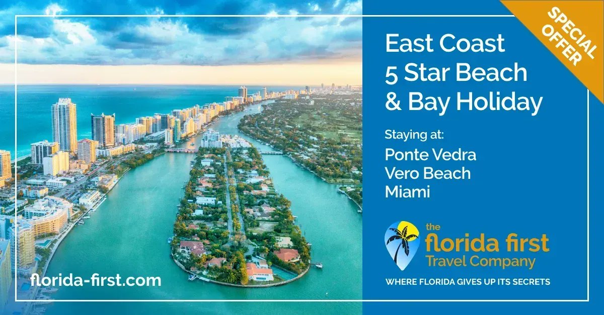 FloridaFirstTC's tweet image. ☀️ 2023 latest offer - East Coast 5 Star Beach &amp;amp; Bay Holiday 
25 Feb - 8 March (10 nights)  

Travel down the East Coast of Florida from Ponte Vedra to Miami staying at some of the worlds finest hotels.

buff.ly/3E53Gek 

#florida #holiday #2023holiday #lovefl