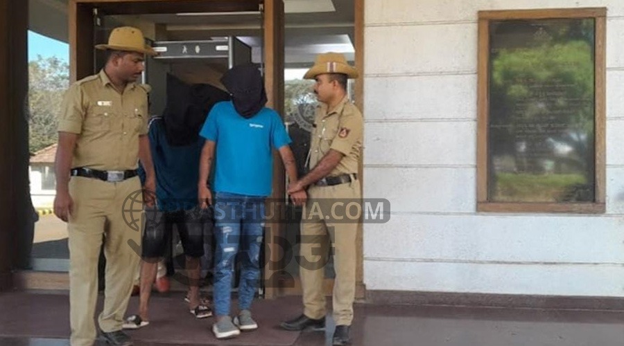 Shaad_Bajpe's tweet photo. Breaking: Pavan, Naveen and Shailesh have been detained by #MangalorePolice so far in Jaleel(43) murder case. Police is in search of one more accused. https://t.co/2P8nwE6QyD