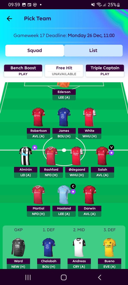 homegenerally's tweet photo. GW17 #fpl
season's greetings 🎄🎁🎉 https://t.co/AOYyBxgN6m