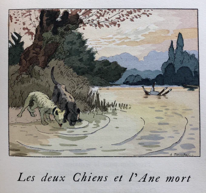 Jacques Touchet, Fables de La Fontaine, 1941 