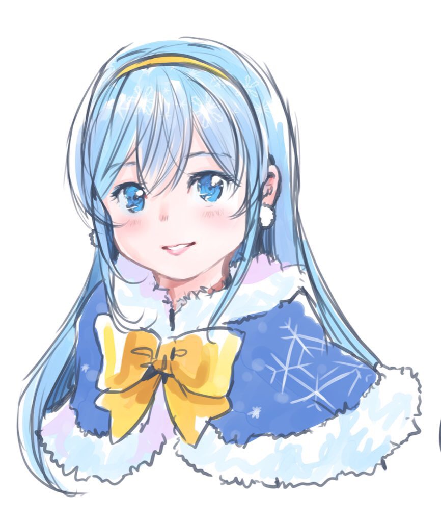 初音ミク ,雪ミク 「おつ雪ミクさん&amp;おつ雪ルカさん¶(⁄•˅̮•∖)⁋(⁄•˅̮•∖し 」|MayoRiyo まよりよのイラスト