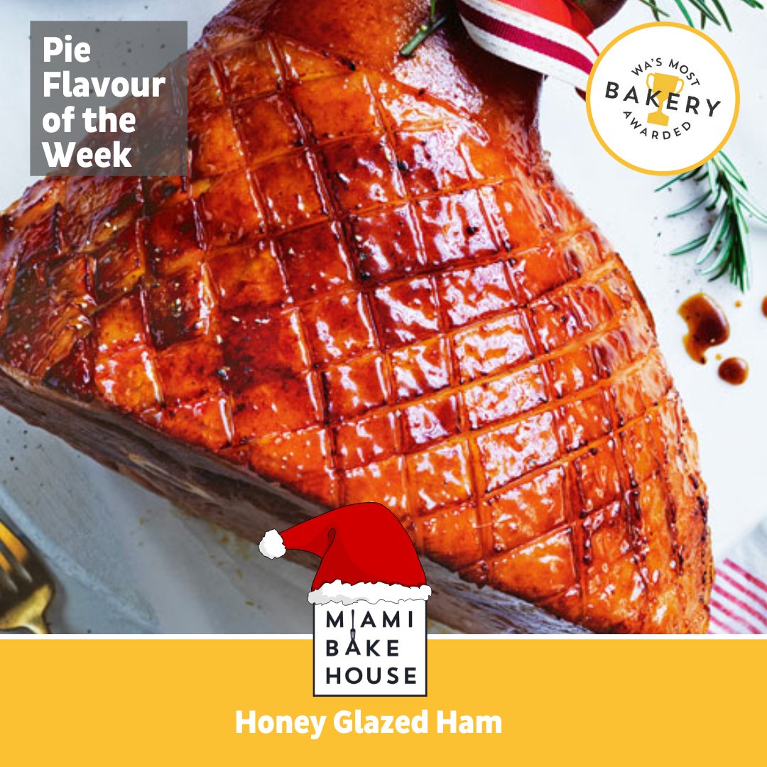 MiamiBakehouse's tweet photo. Our customers can’t get enough of these classic Honey Glazed Ham Christmas flavours.
Delicious leg ham folded through a creamy white wine sauce with a hint of honey and wrapped in our signature flaky pastry. Available until Monday, 2nd January.
https://t.co/M3PiwEPKVO https://t.co/TXL1lH8oTX