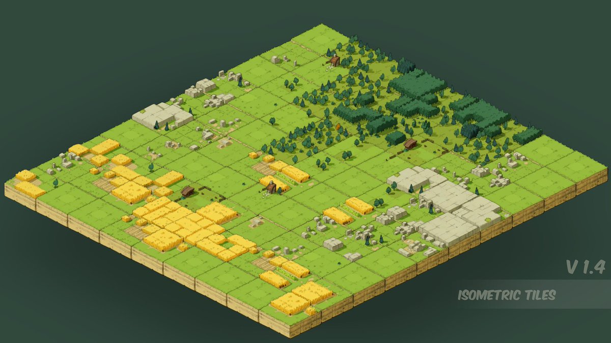 Poolay's tweet image. Tasty Land ISO and FLAT is a 160+ Tiles package based on the nature theme.
Create levels very quickly with the Map Generator or adjust specific levels with customizable tiles ... Or both.

Infinite possibilities.

assetstore.unity.com/packages/2d/en…

#gamedev #gameart #assetStoreunity3d
