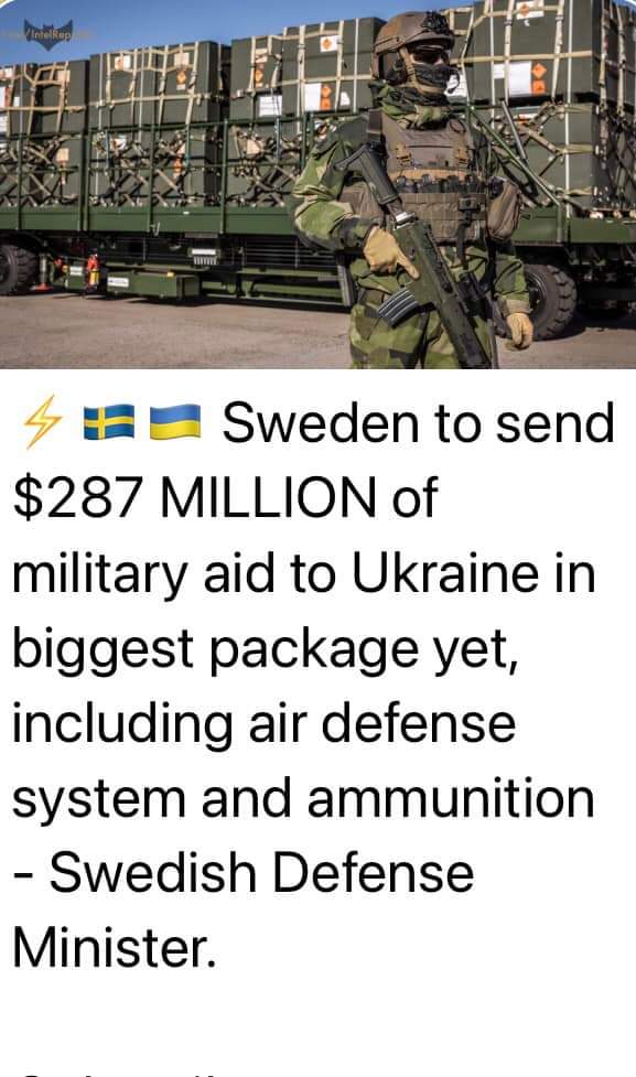 LizGuldvinge's tweet photo. There will be a lot of weapons! While the Swedish people suffer from high #energy & #Food #prices
mass #taxes Lack of #EnergyStorage #energyindependence
No #MONEY for more #hospital #beds and too
#hiring lots of needed #nurse's, to build up our #infrastructure #selfdependency https://t.co/syfMNEx3ct