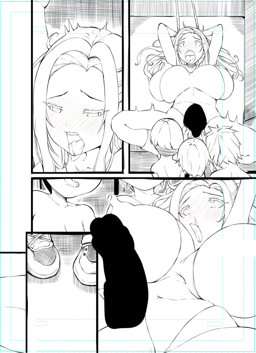 ふぅ～、次回Skeb進捗です!
線画終わり🙌
魔法科●校の劣等生からフタナリ七●真由美(競泳水着+ピンヒール)がショタにフタナリを弄ばれる短編漫画です!
明後日くらいには完成するかな??
完成はフルカラーです! 