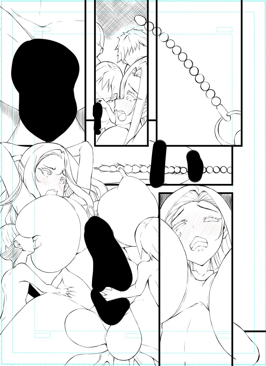 ふぅ～、次回Skeb進捗です!
線画終わり🙌
魔法科●校の劣等生からフタナリ七●真由美(競泳水着+ピンヒール)がショタにフタナリを弄ばれる短編漫画です!
明後日くらいには完成するかな??
完成はフルカラーです! 